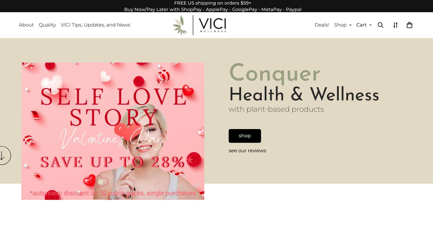 Vici Wellness Website