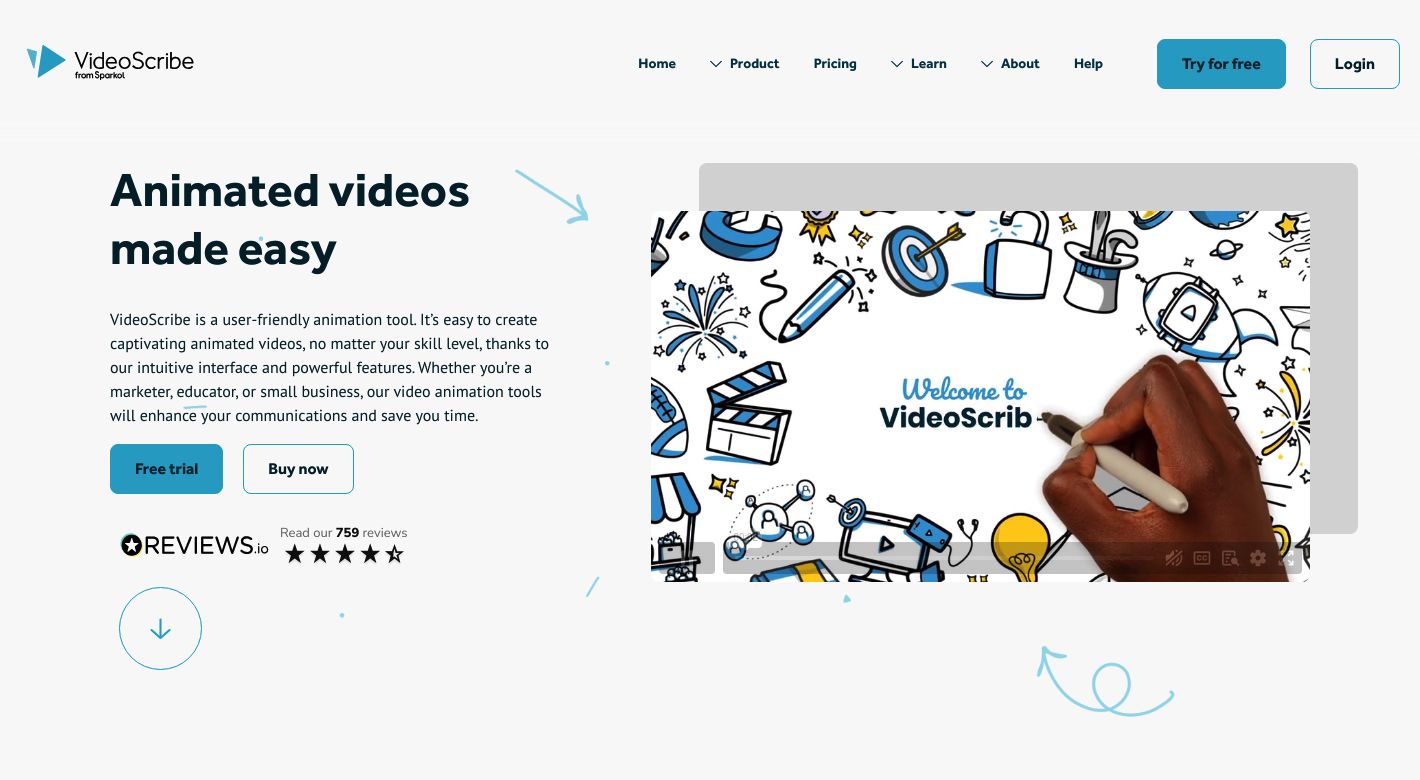 VideoScribe Website