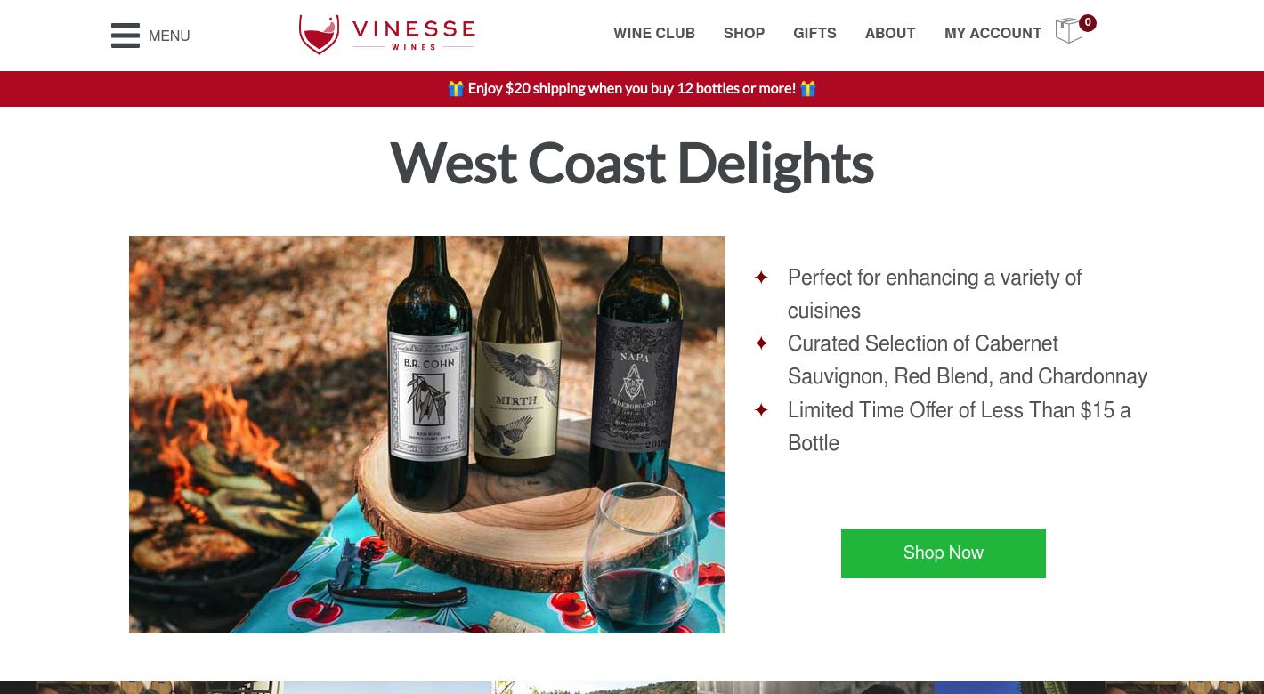 Vinesse Wines Website