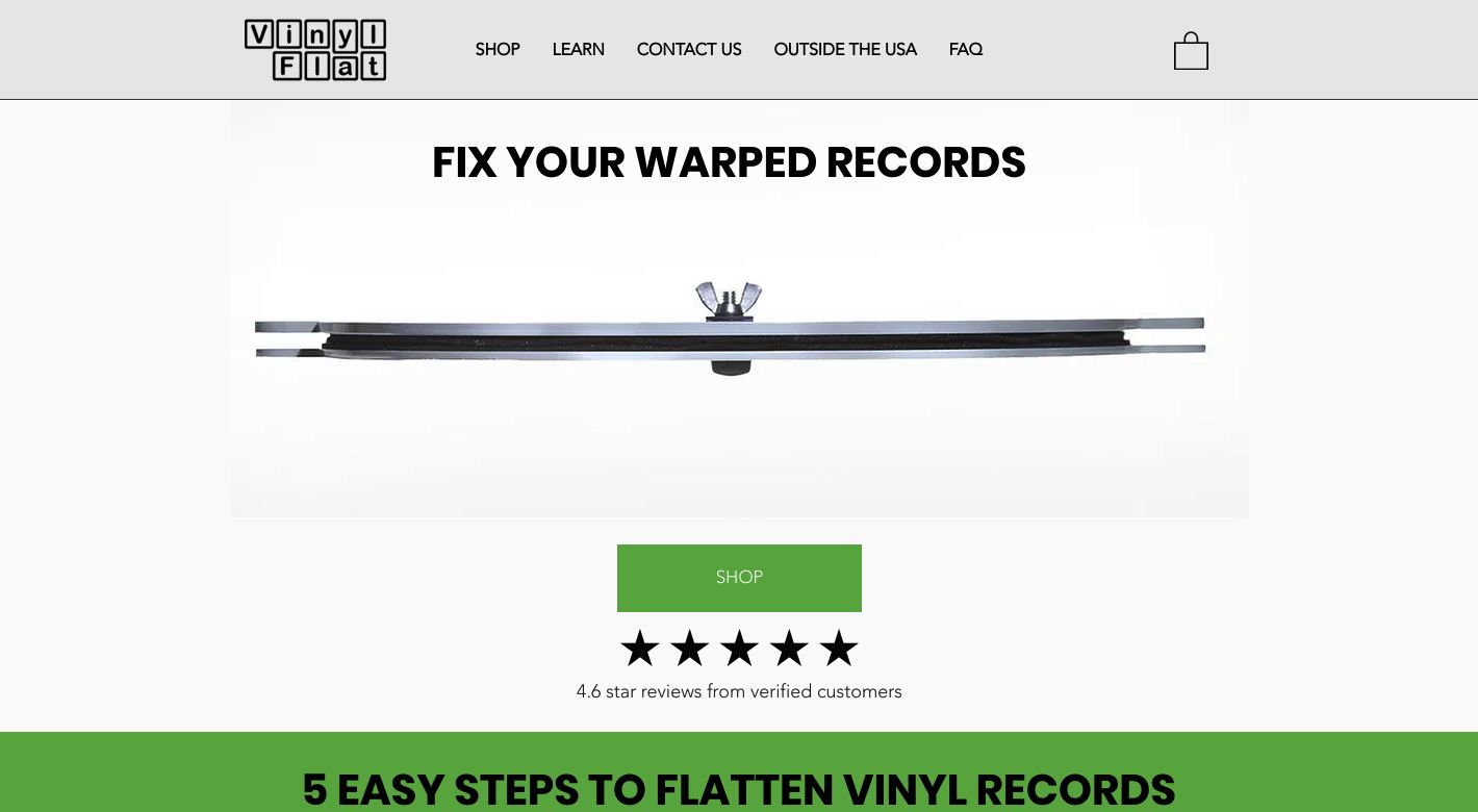 Vinyl Flat Website