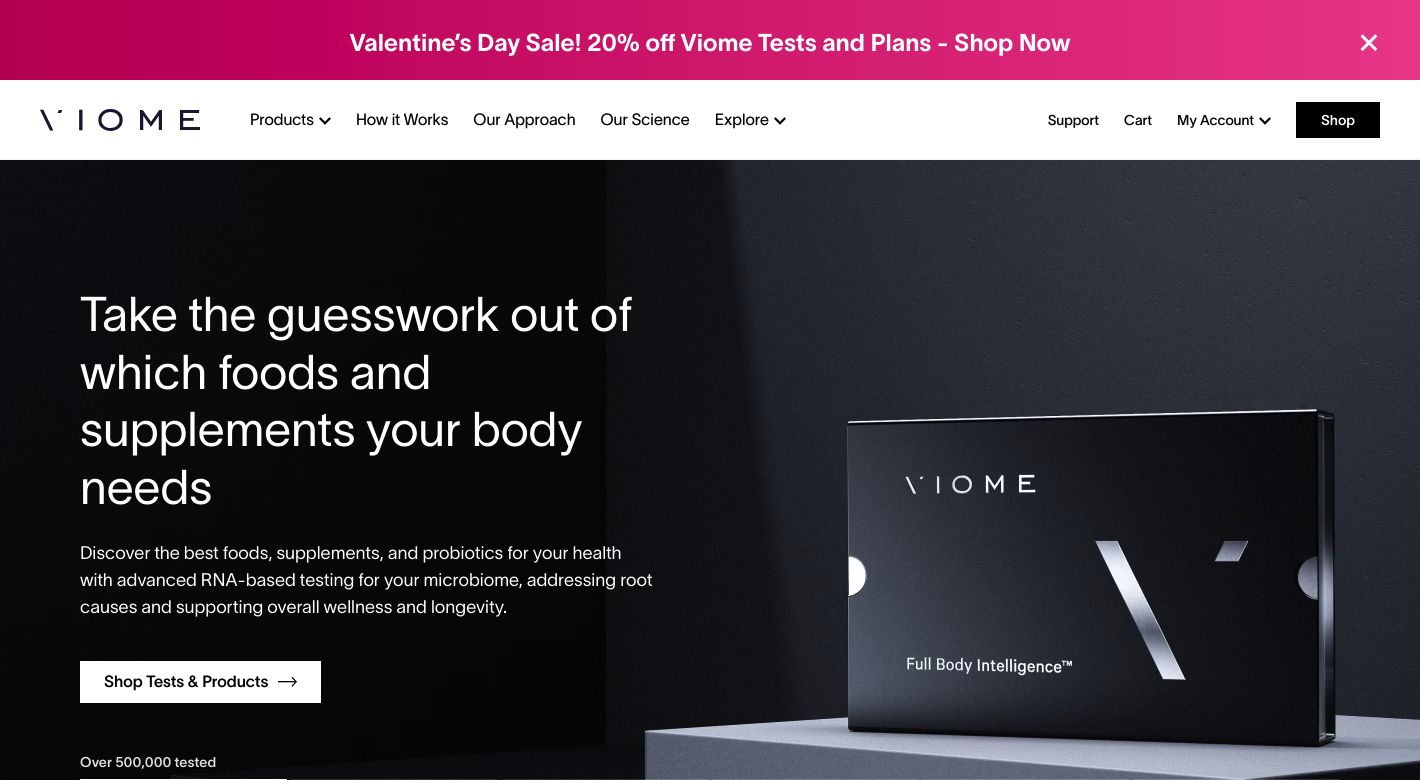 Viome Website
