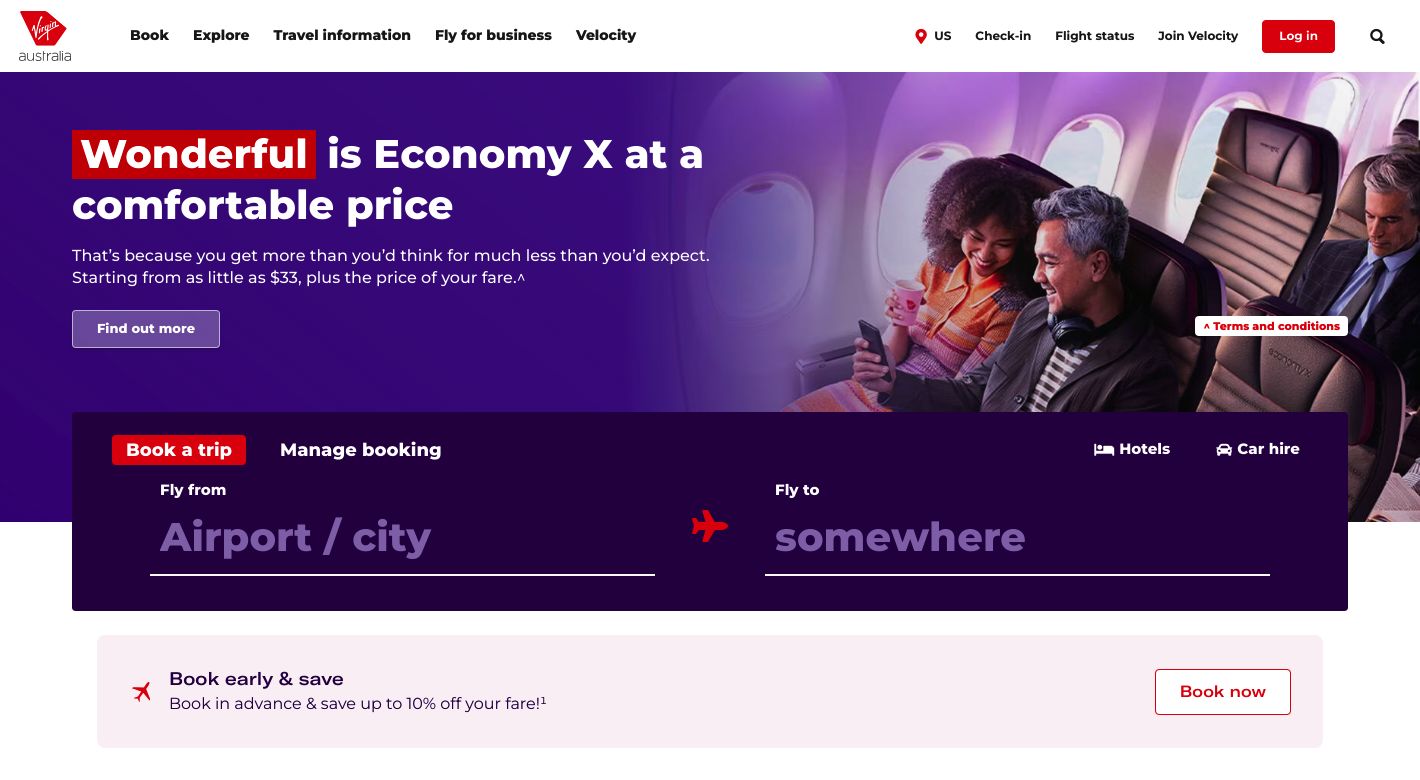 Virgin Website