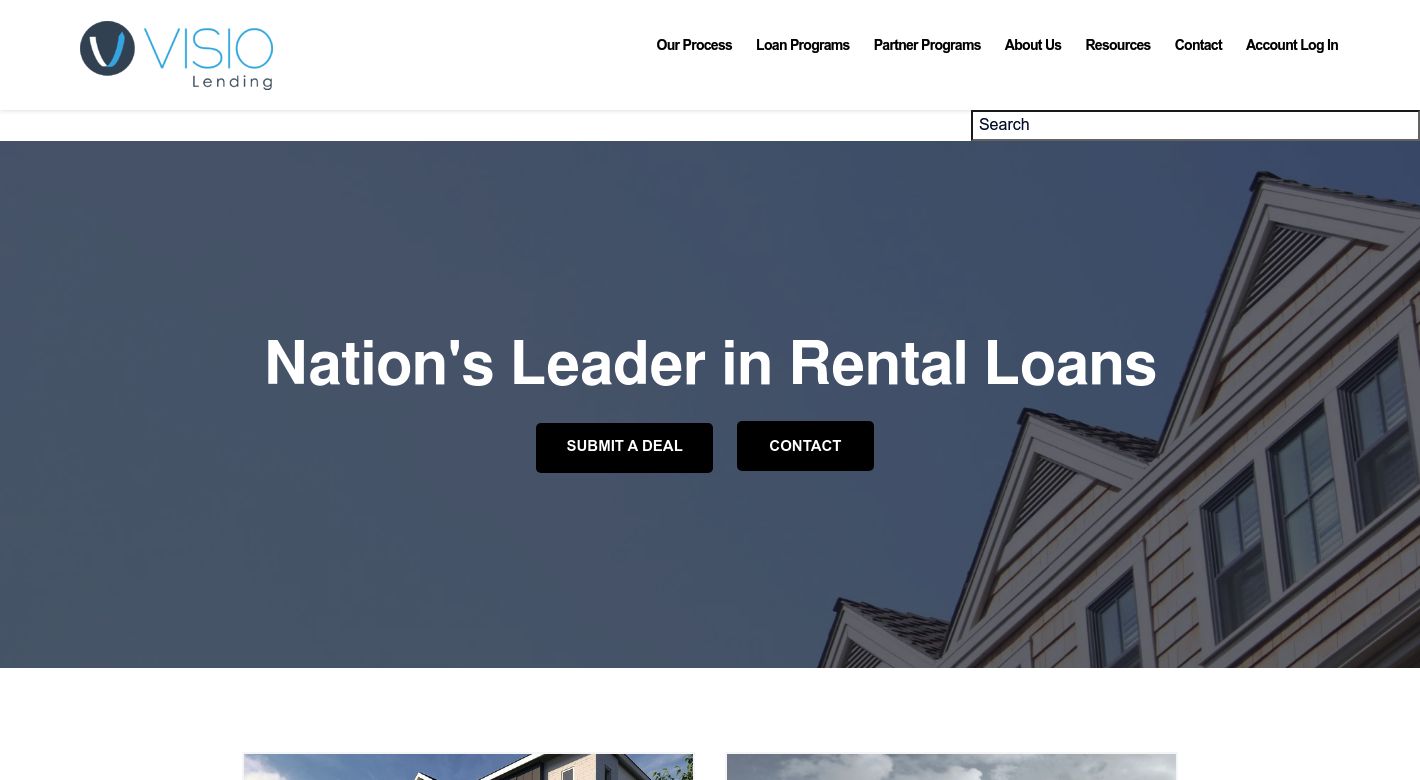 Visio Lending Website