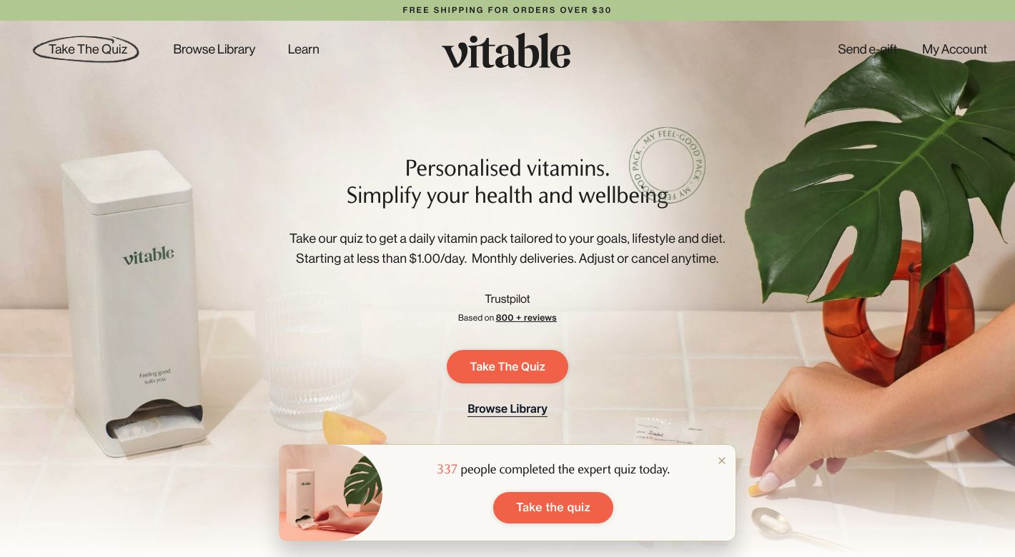 Vitable Website