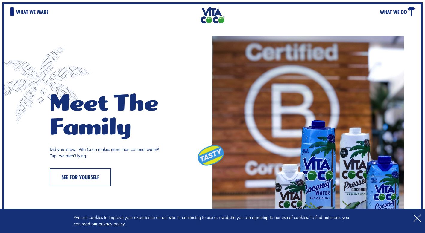 Vitacoco Website