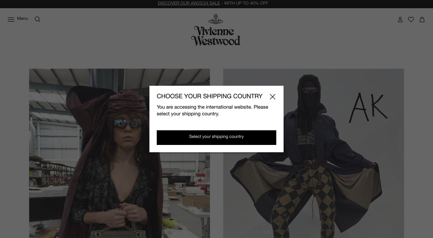 Vivienne Westwood Website
