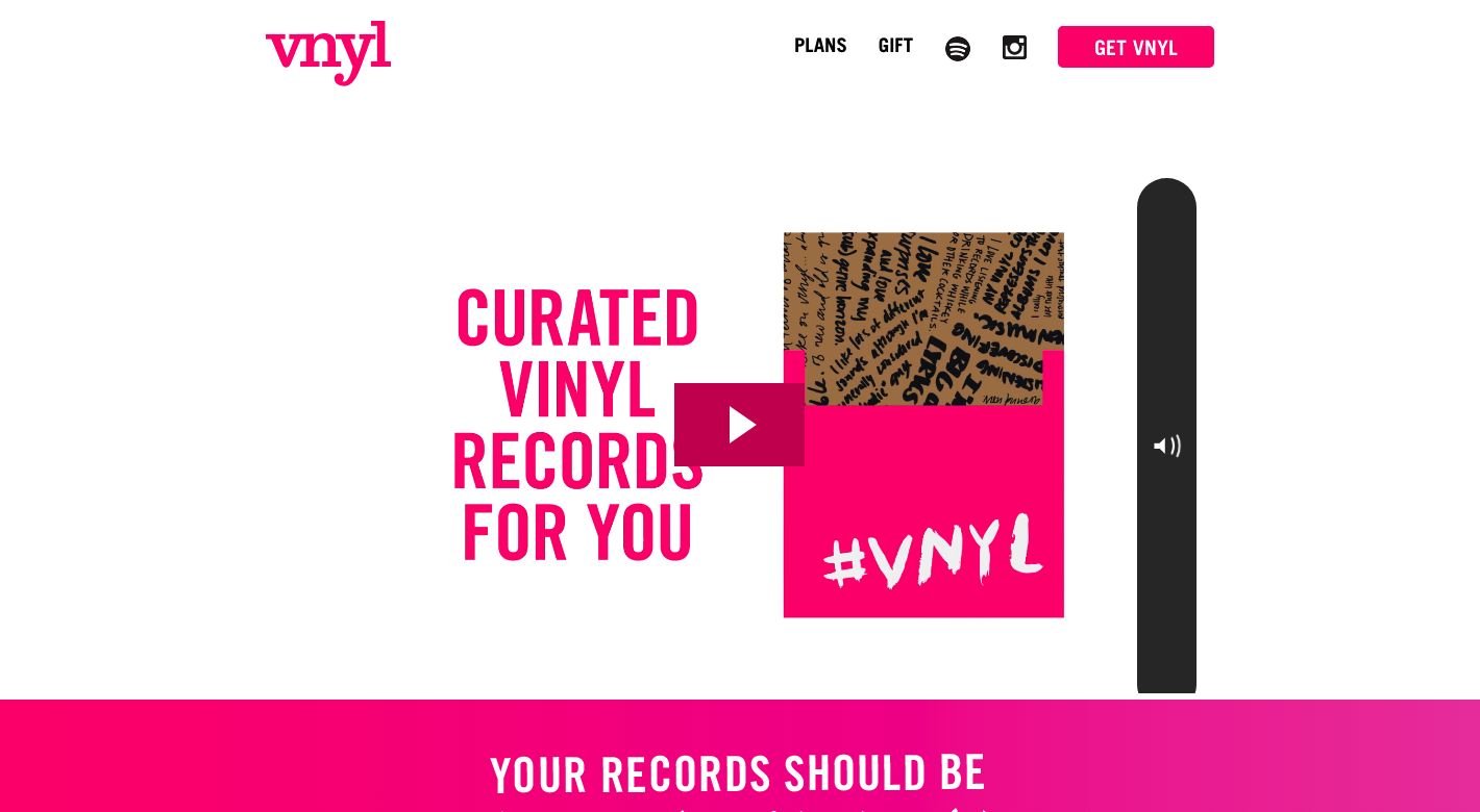 VNYL Website