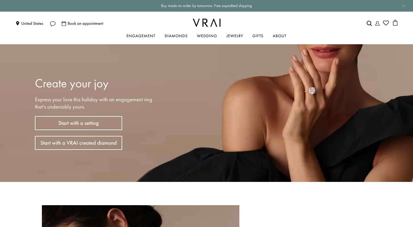 Vrai Website