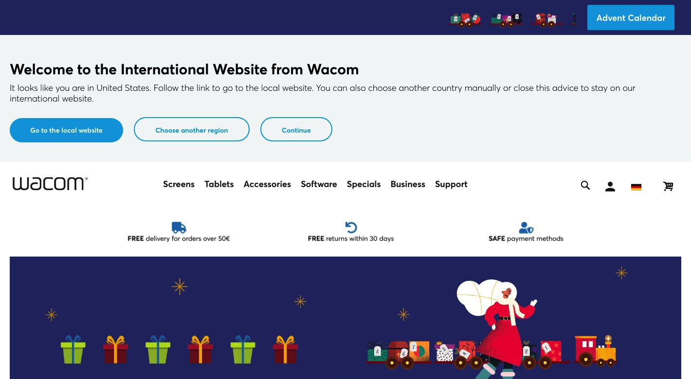 Wacom Website