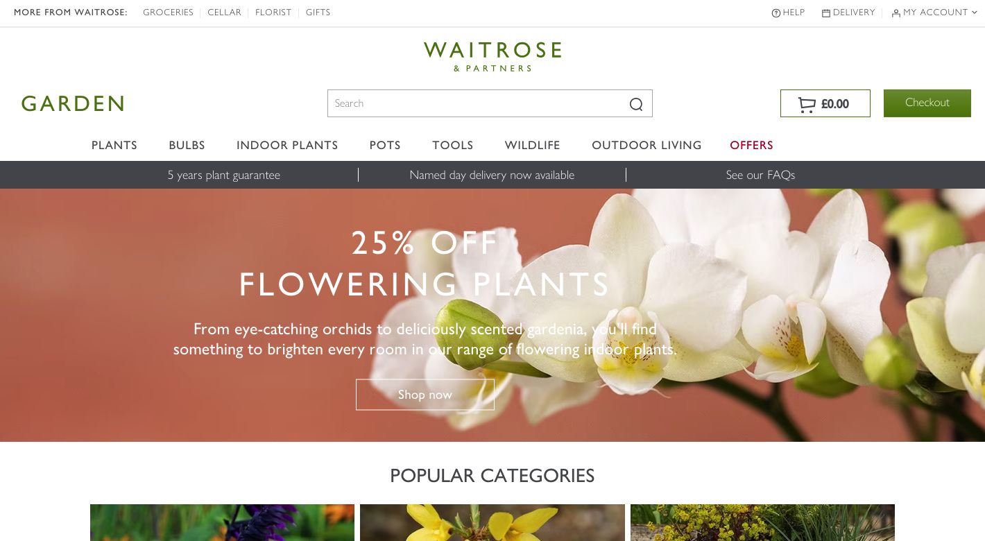 Waitrose Garden Website