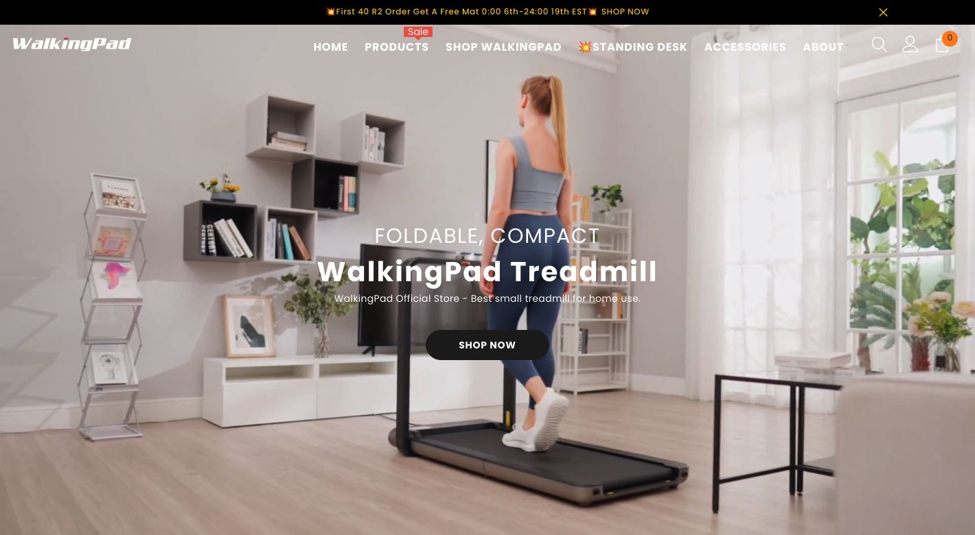 WalkingPad Website