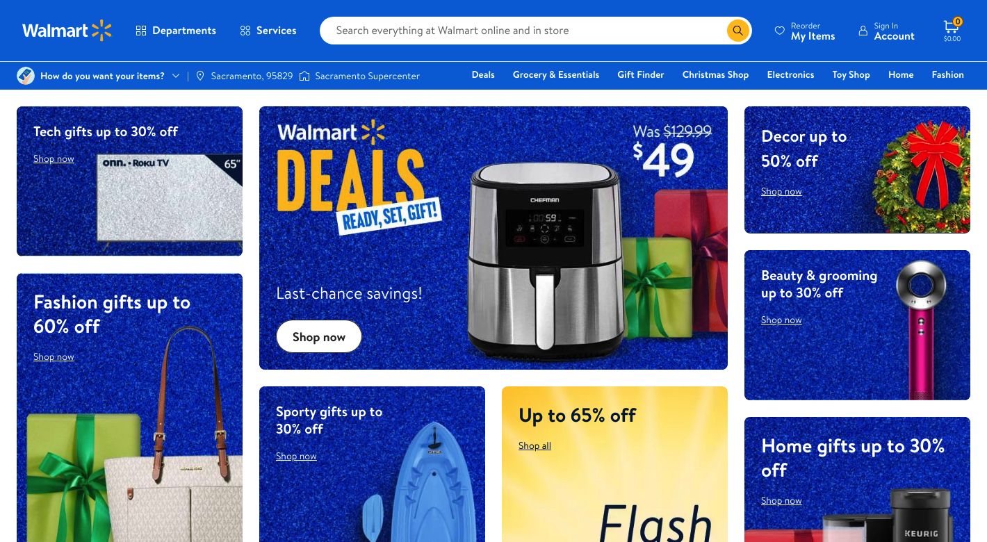 Walmart Website