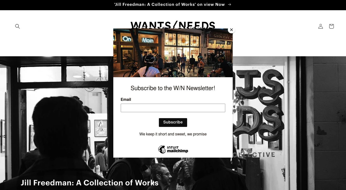 Wants / Needs Website