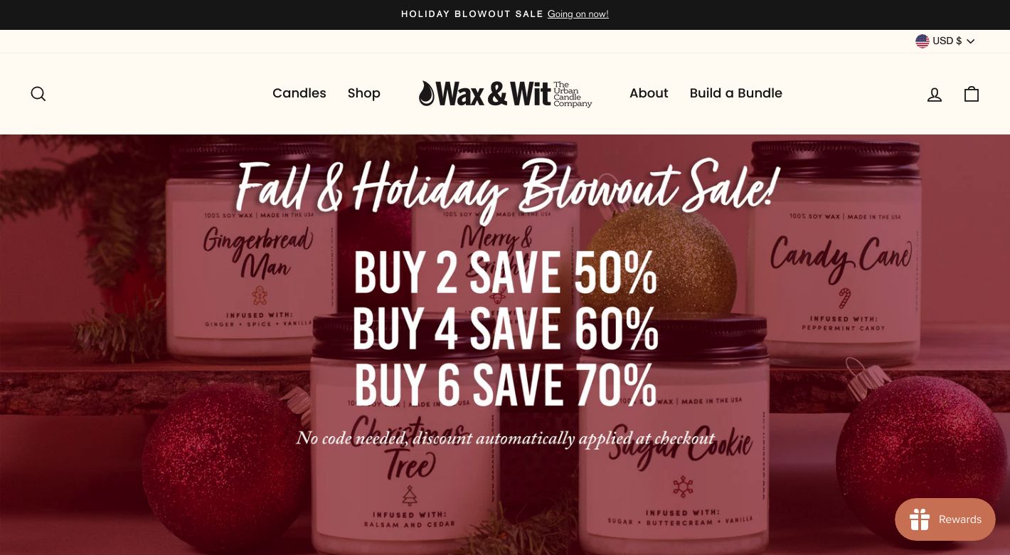 Wax & Wit Website