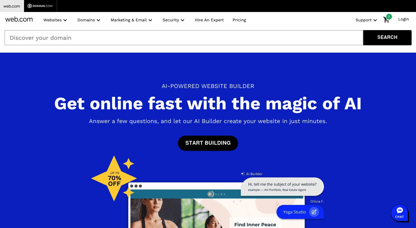 Web.com Website