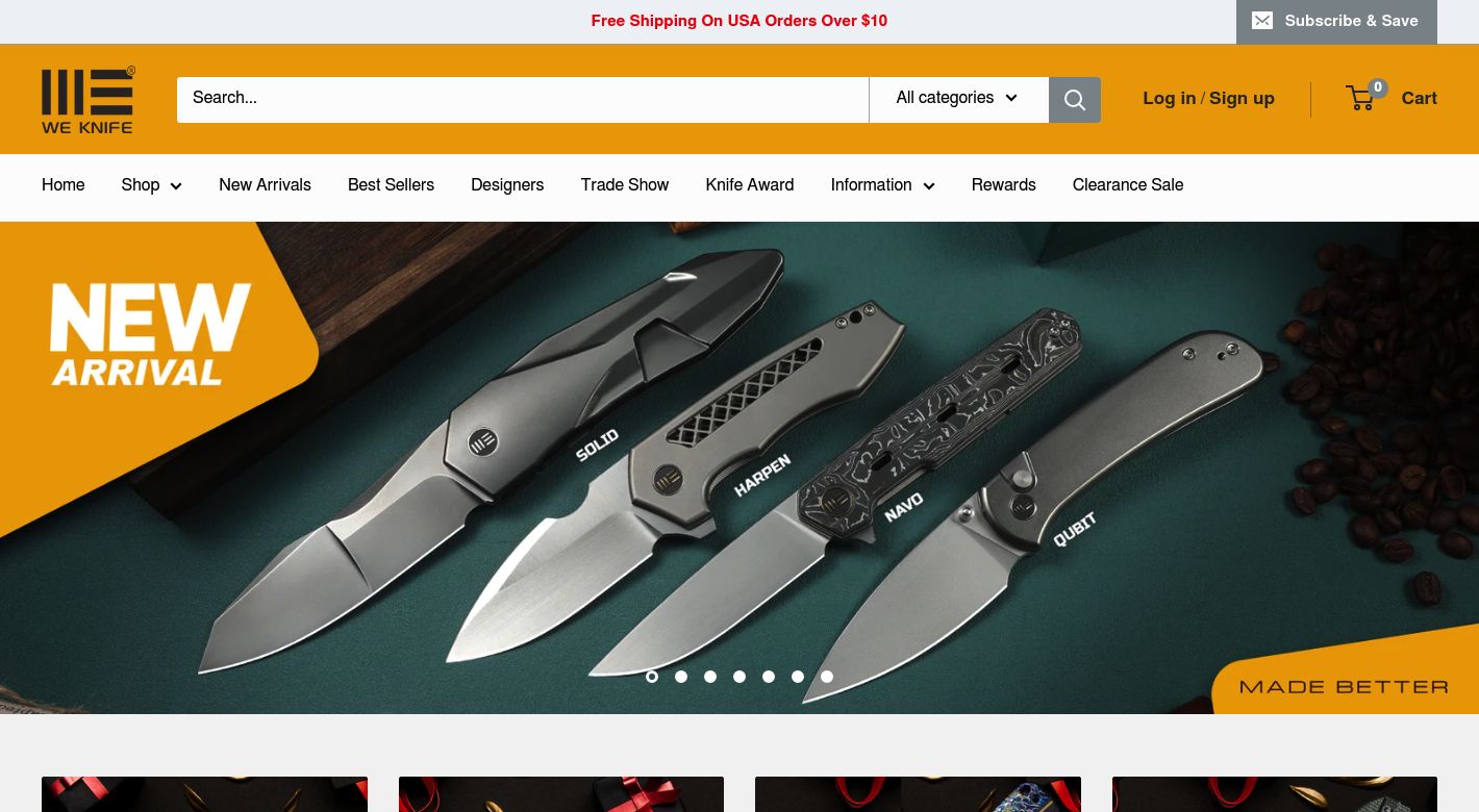 weknife.com Website