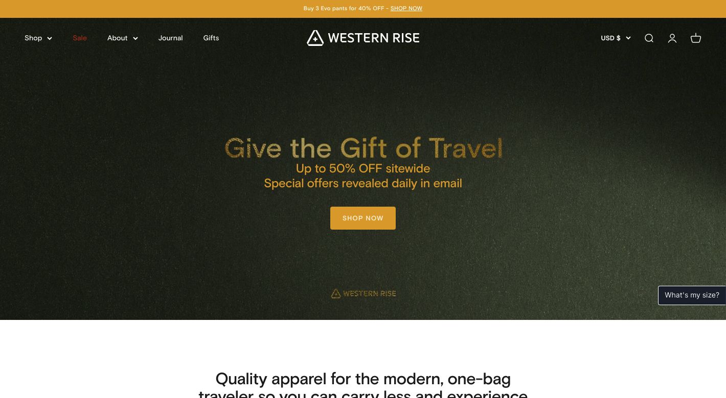 Western Rise Website