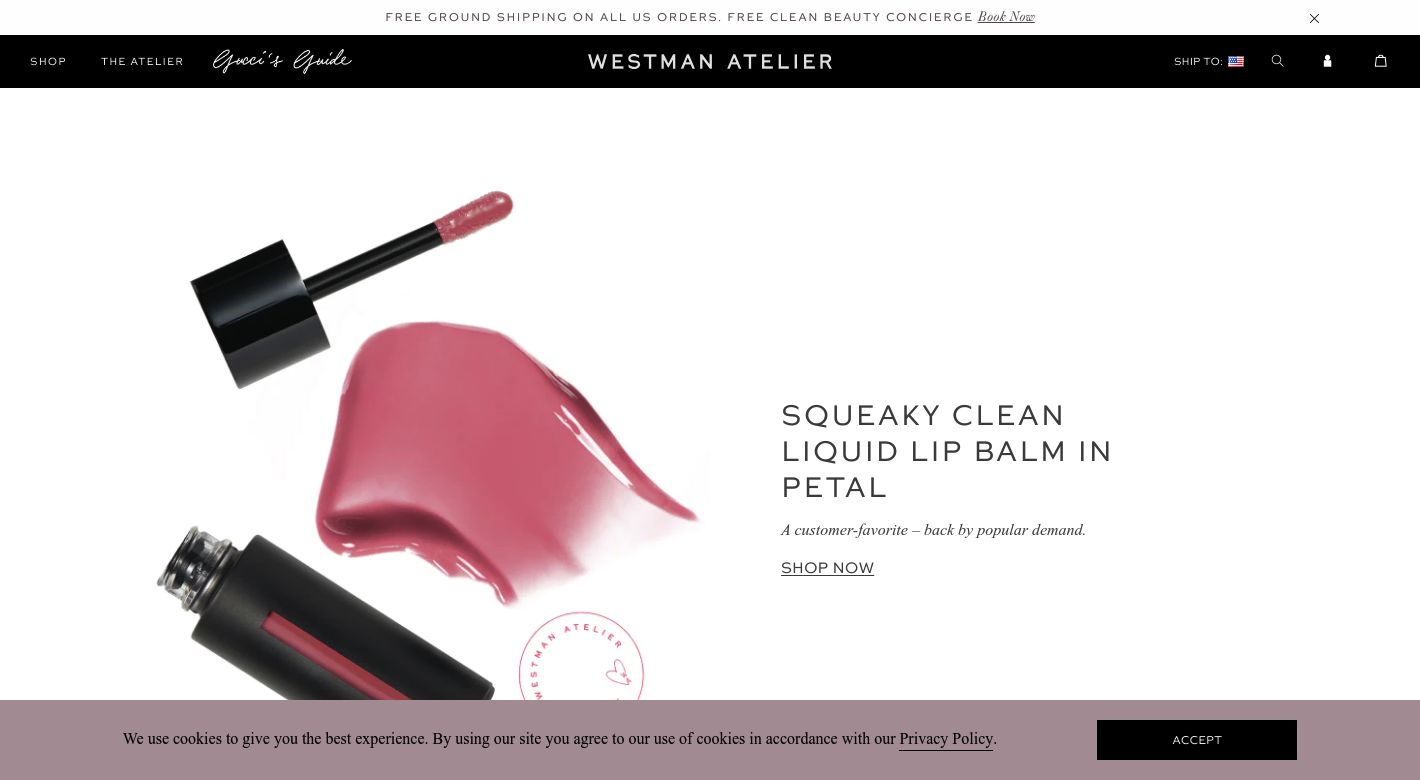 Westman Atelier Website
