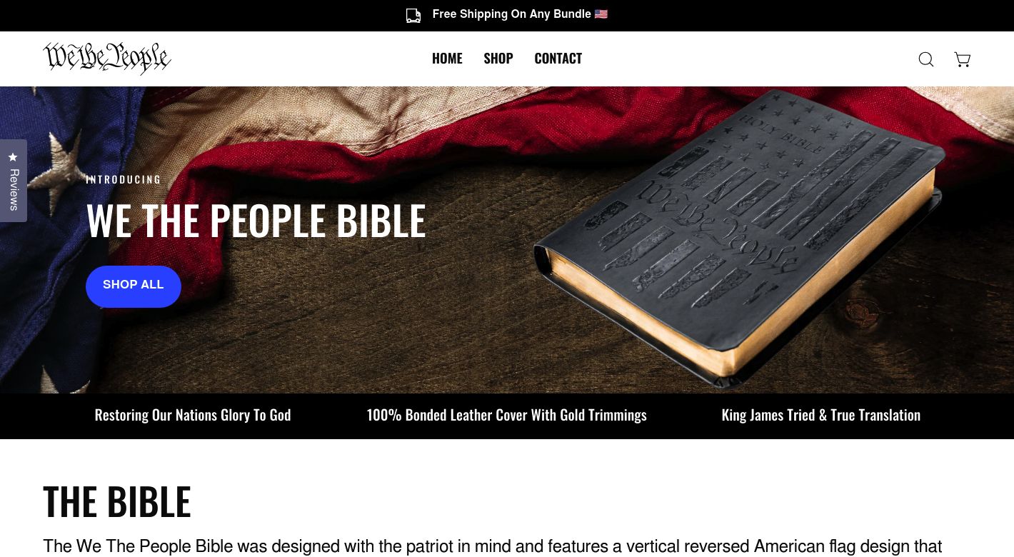 WeThePeopleBible.com Website