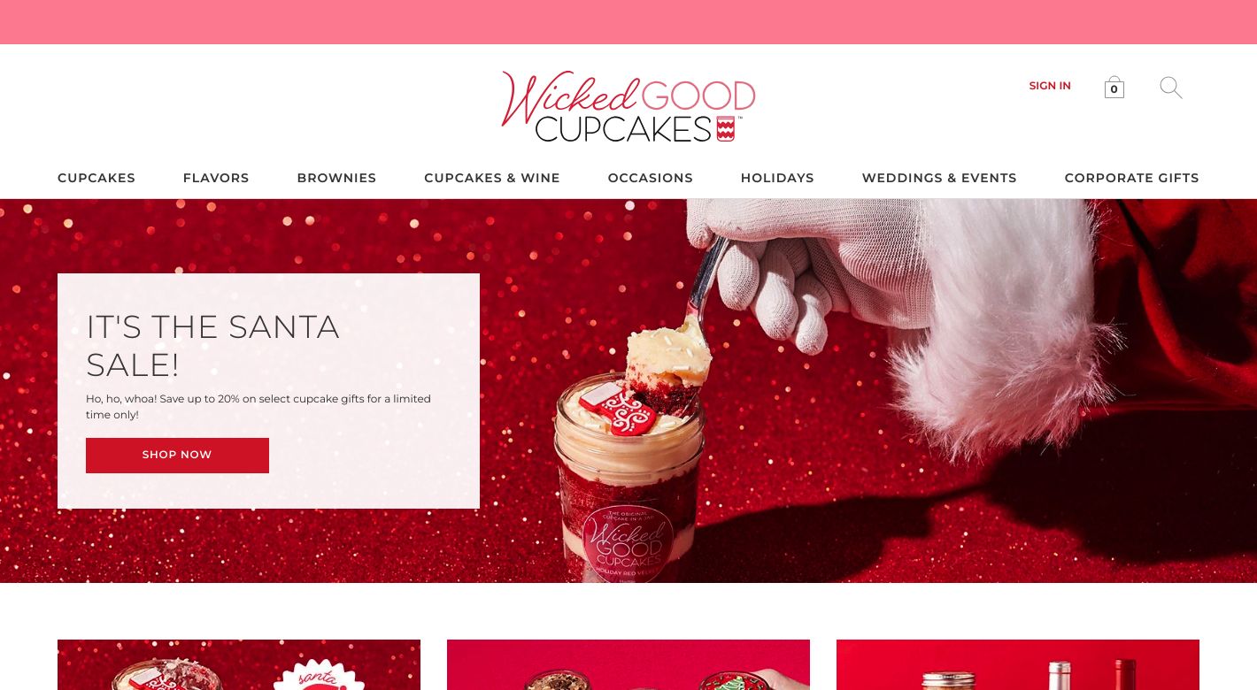 Wicked Good Cupcakes Website