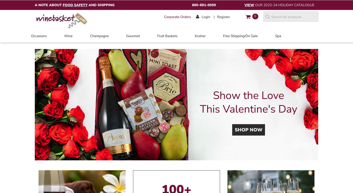 Winebasket Website