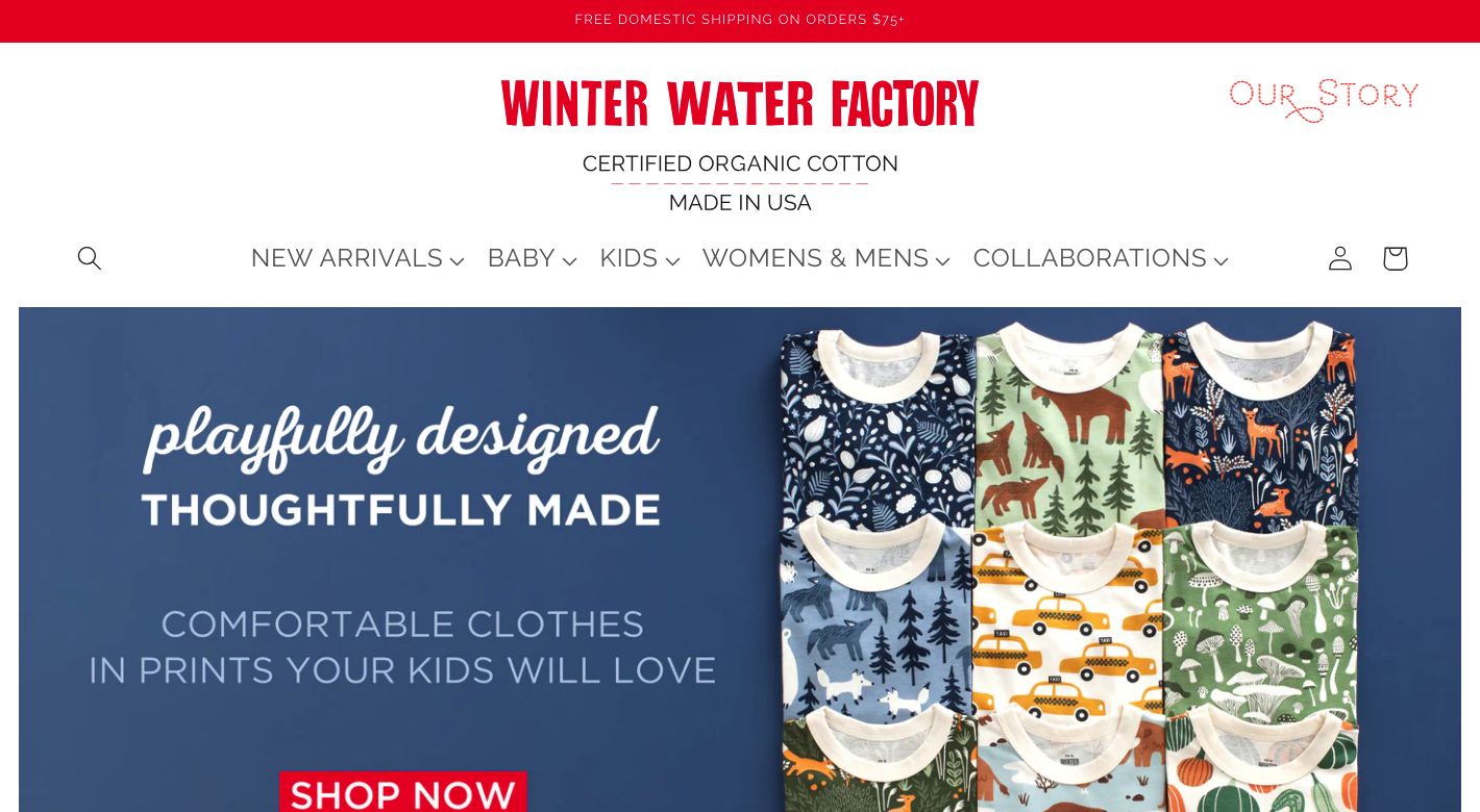 Winter Water Factory Website