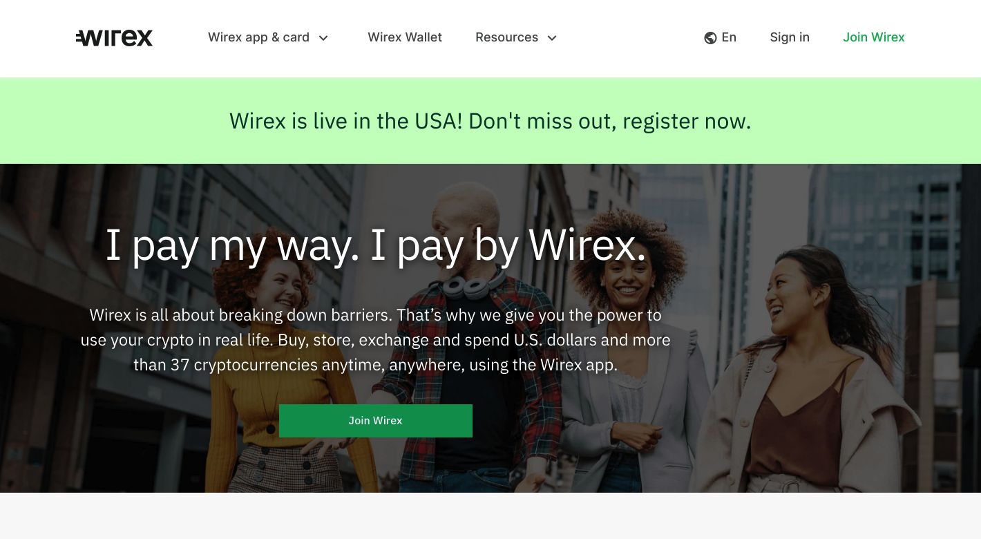 Wirex Website