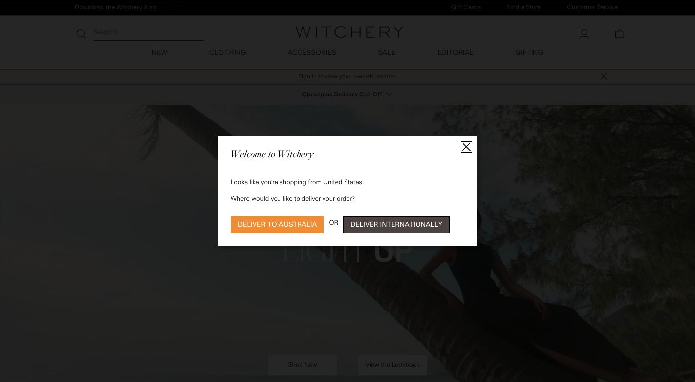 Witchery Website