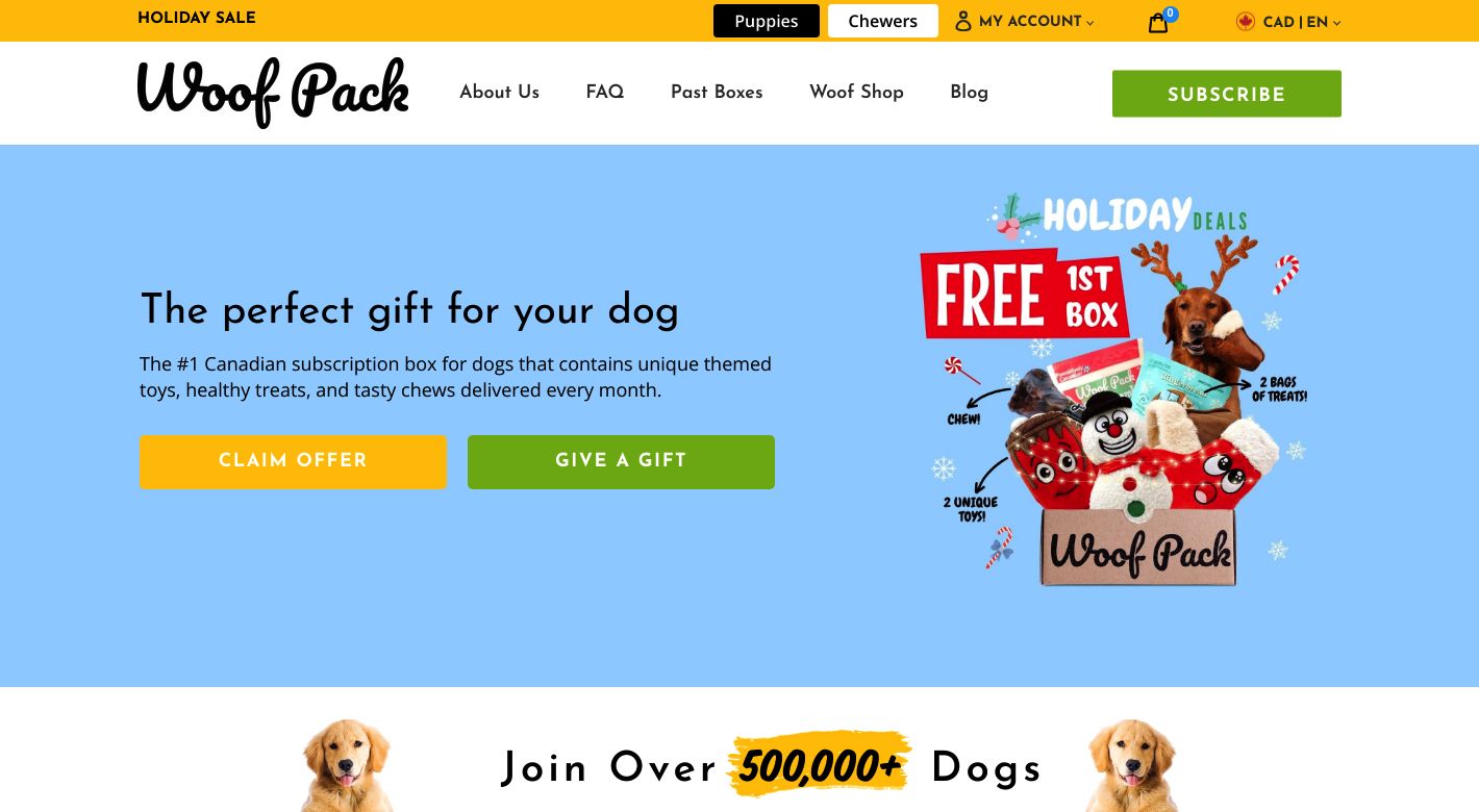 Woof Pack Website