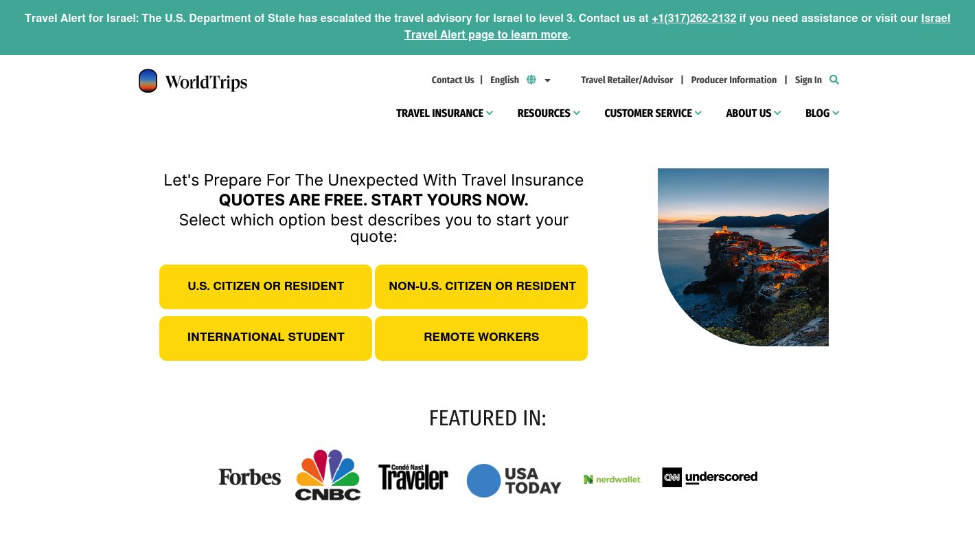 WorldTrips Website