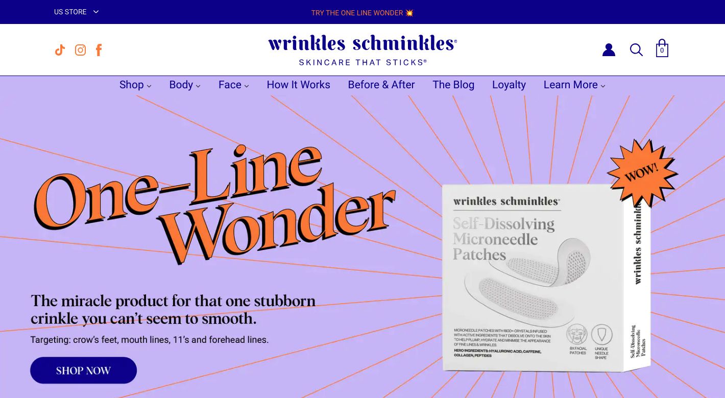 Wrinkles Schminkles Website