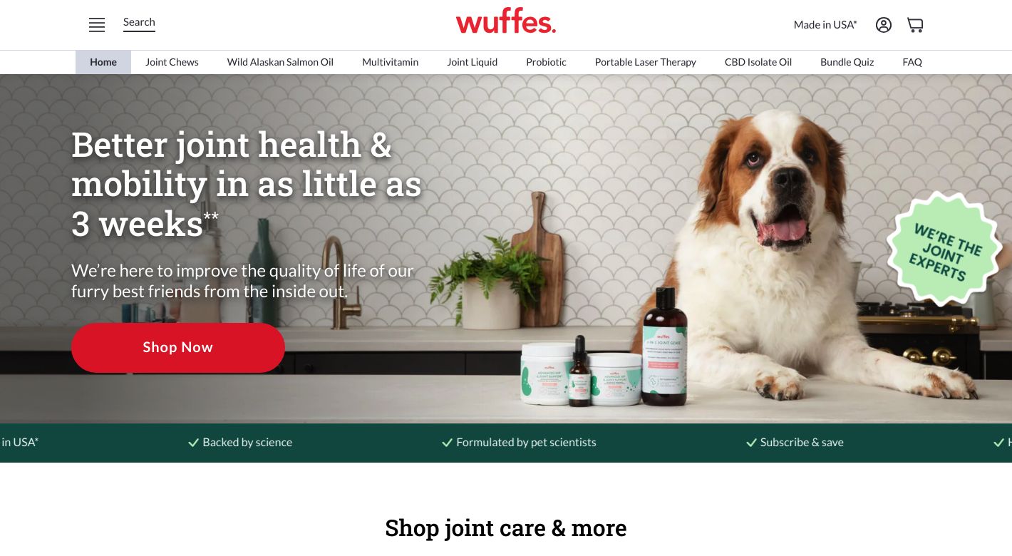 Wuffes Website