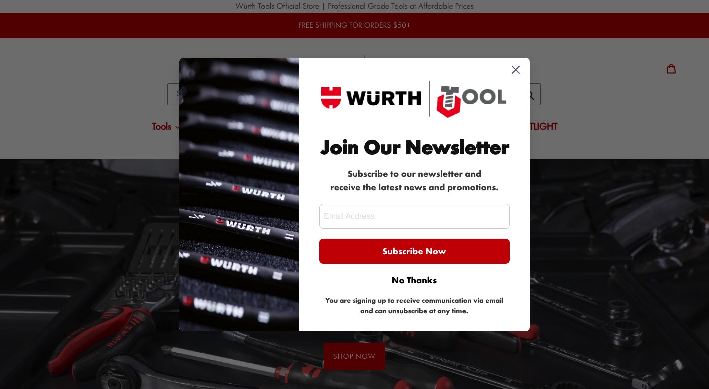 Wurth Website