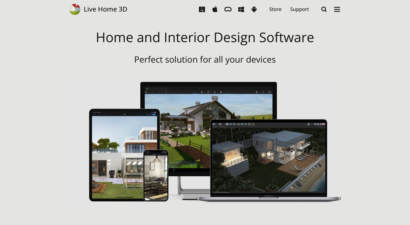 www.livehome3d.com Website