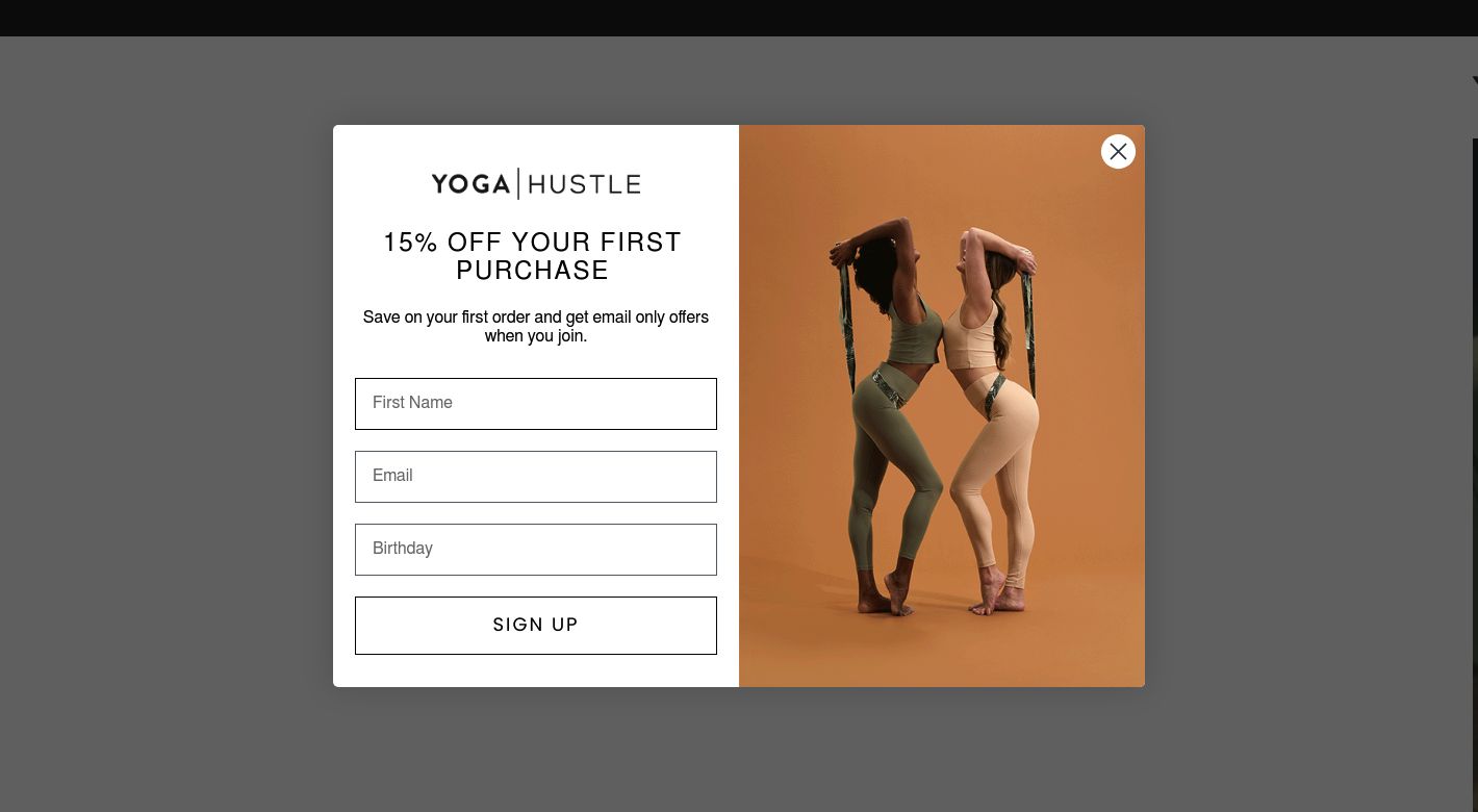 Yoga Hustle Website