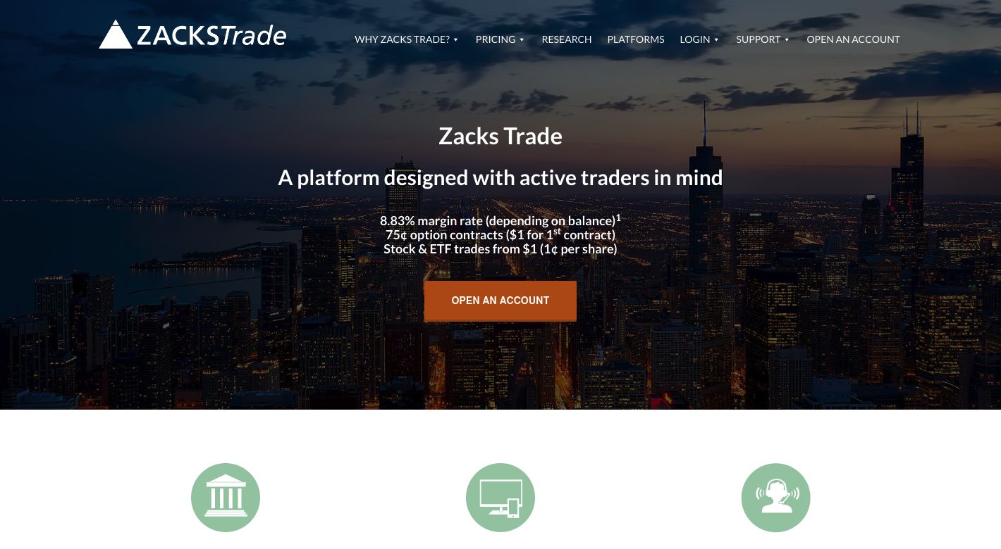 Zacks Trade Website