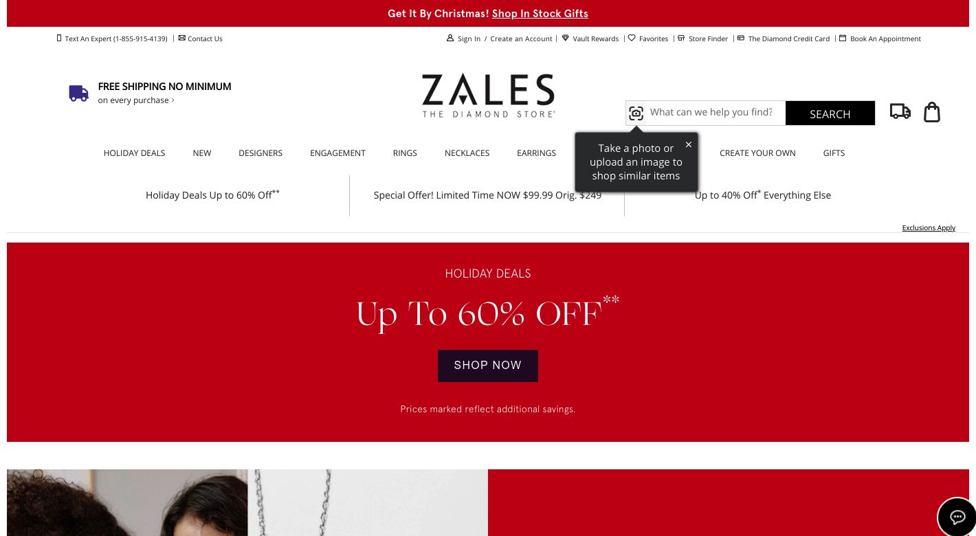 Zales Website