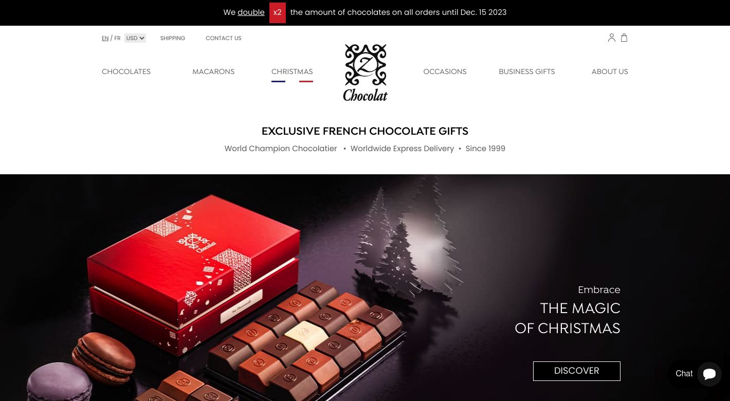 zChocolat Website