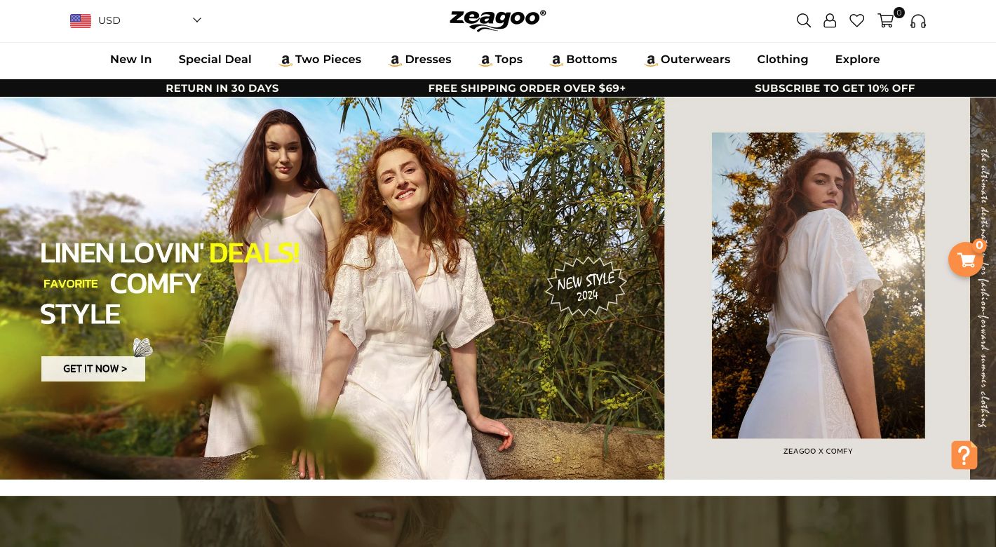 Zeagoo Website