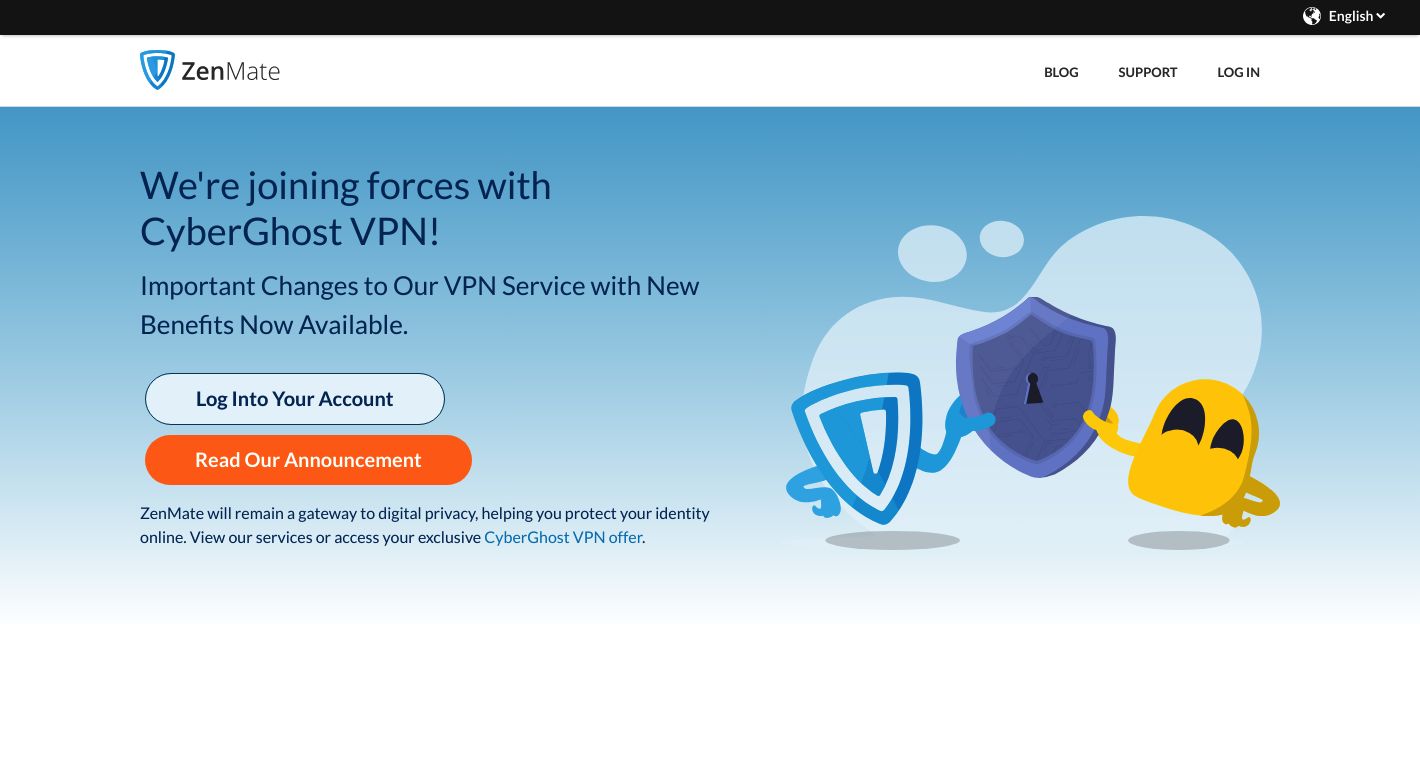 ZenMate VPN Website