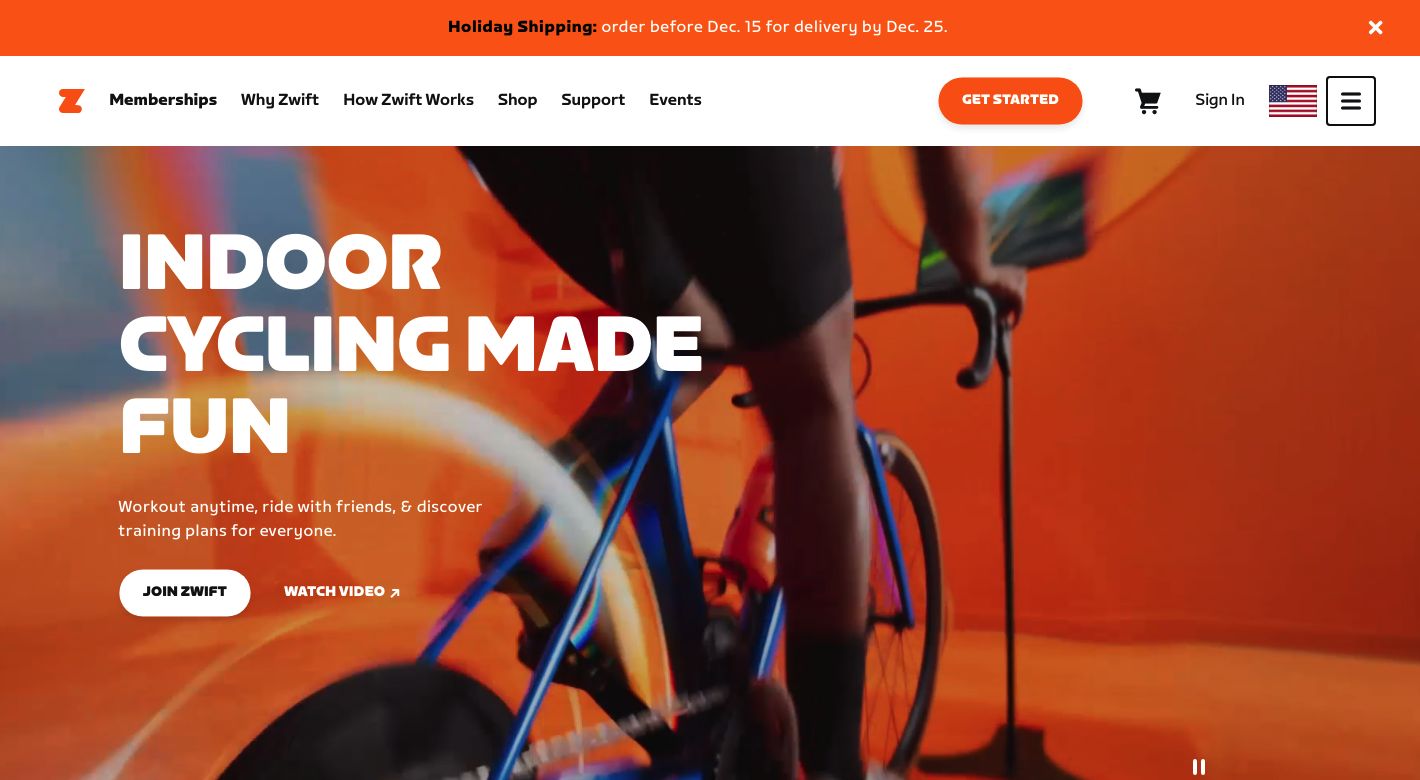 Zwift Website